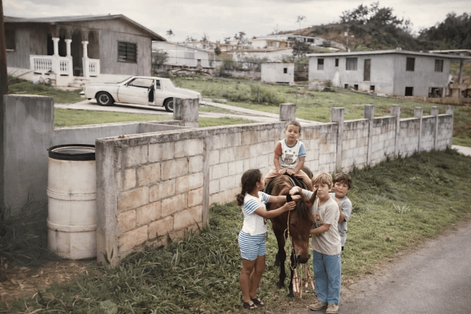 The original house in Cidra — the early days